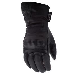 Highway 21 Women's Black Rose Motorcycle Riding Gloves Medium